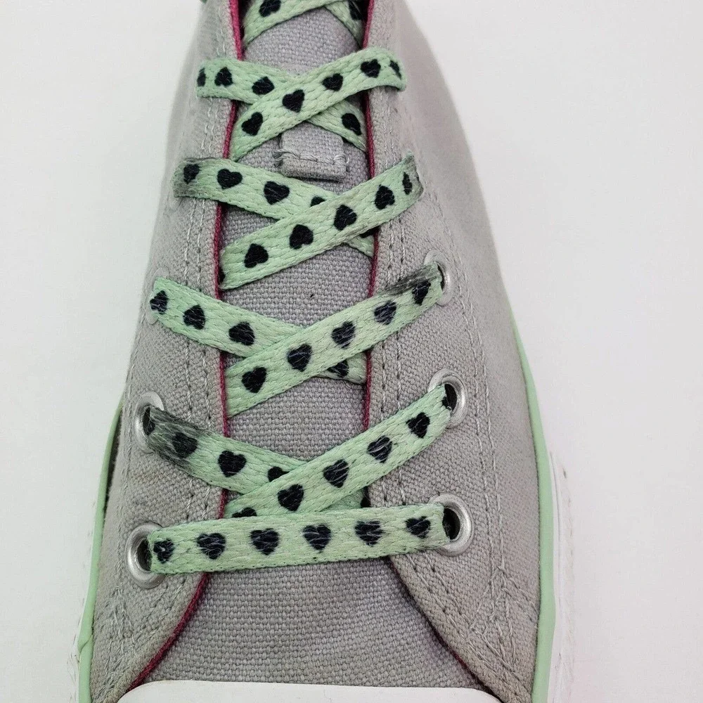 Converse All Star Double Tongue Girls Sz 5Y Womens Sz 6.5 Gray Low Shoes